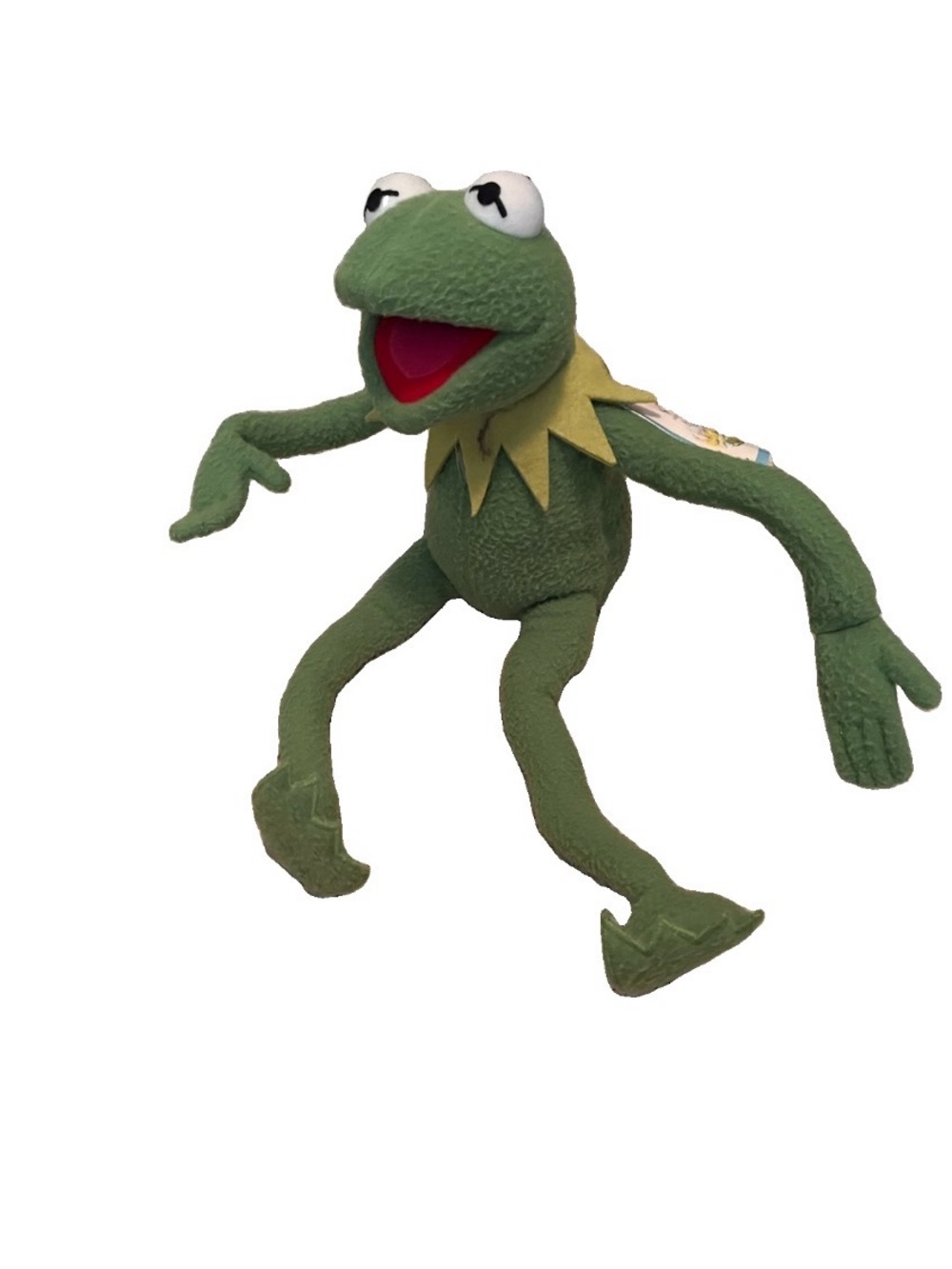 Vintage Muppets Kermit the Frog Plush Doll Toy From Eden Toys With Original Tag